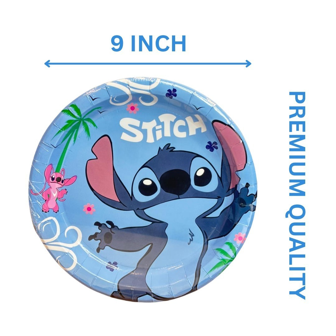 Stitch Theme Paper Plates - 8PC