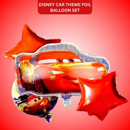 Disney Car Theme Foil balloon Set - Helium Filled - 5PC