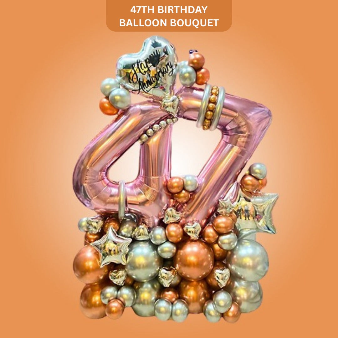 Balloon Bouquet - 47th Anniversary