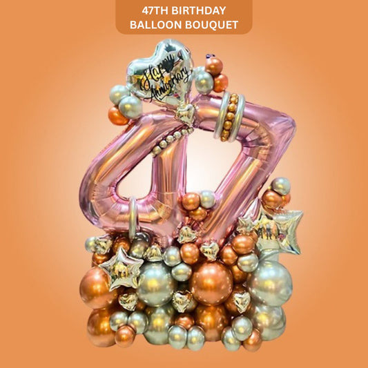 Balloon Bouquet - 47th Anniversary