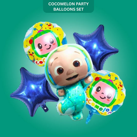 Cocomelon Party Balloons - Set of 5