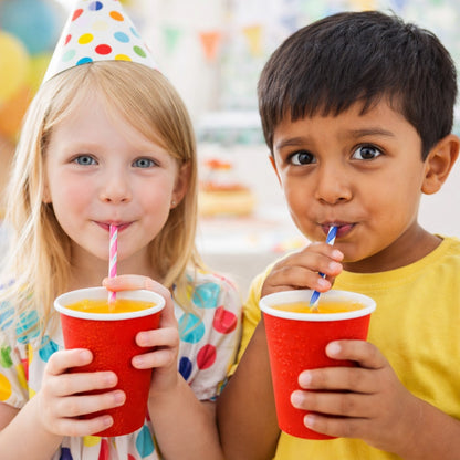 Red Hot/Cold Drinking Paper Cups - 10PC