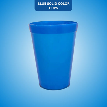 Royal Blue Solid Color Cups 300 ML - 6PC