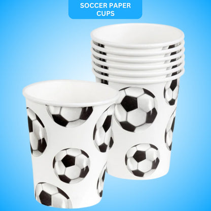 Soccer Paper Cups - 10PC
