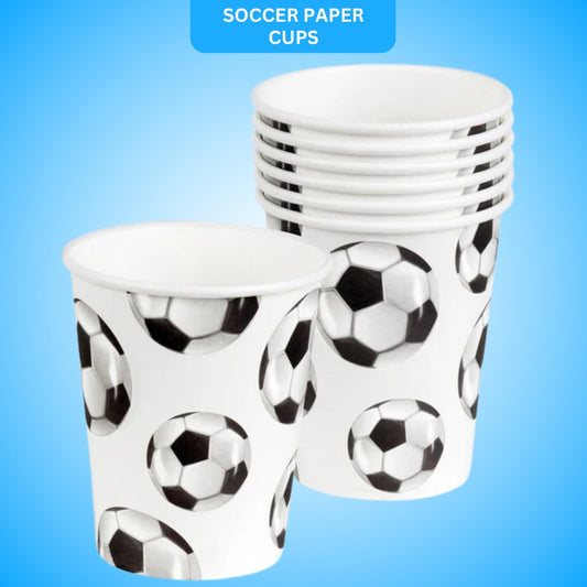 Soccer Paper Cups - 10PC