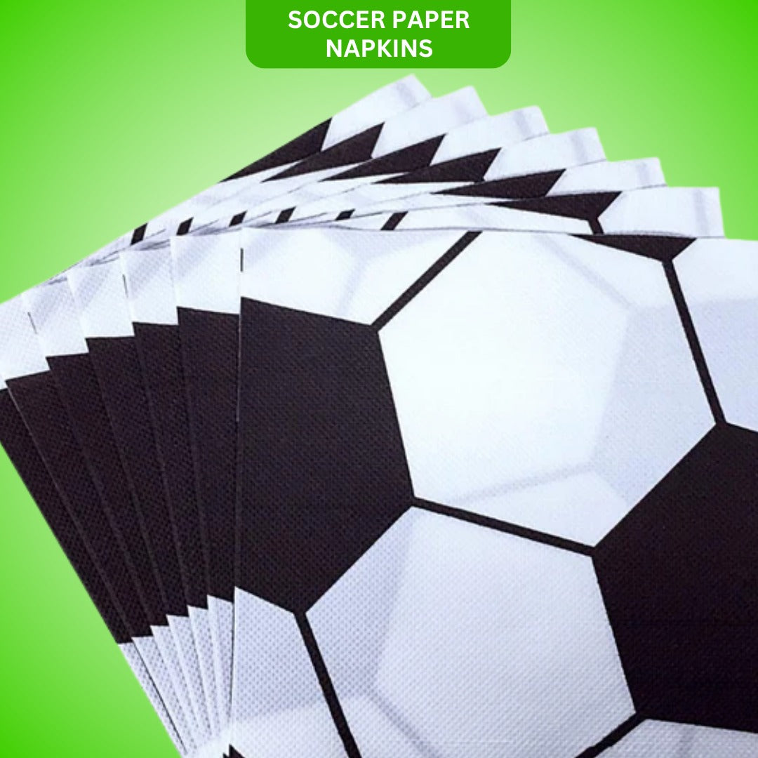 Soccer Paper Napkins - 20PC