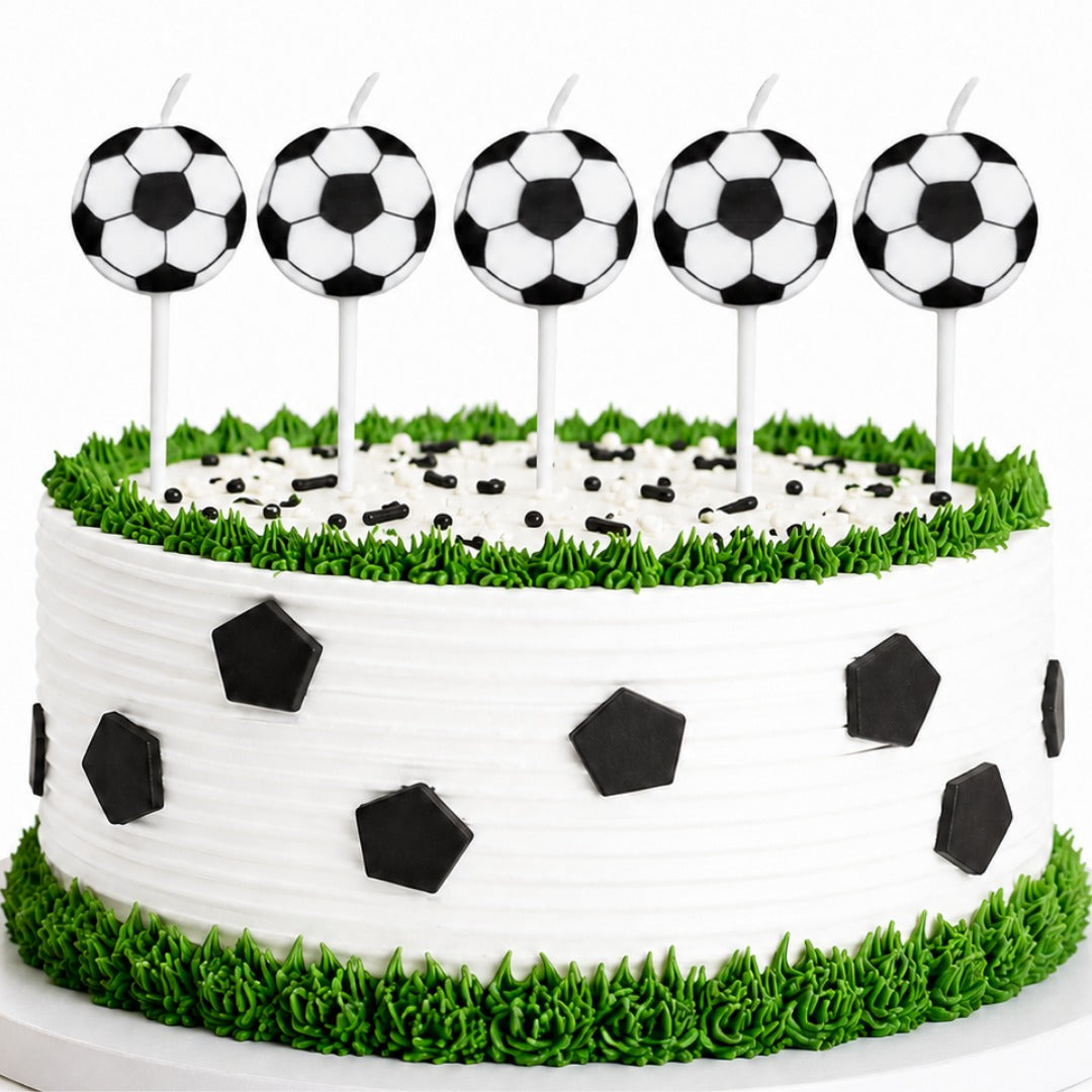 Soccer Theme Candle - 5PC