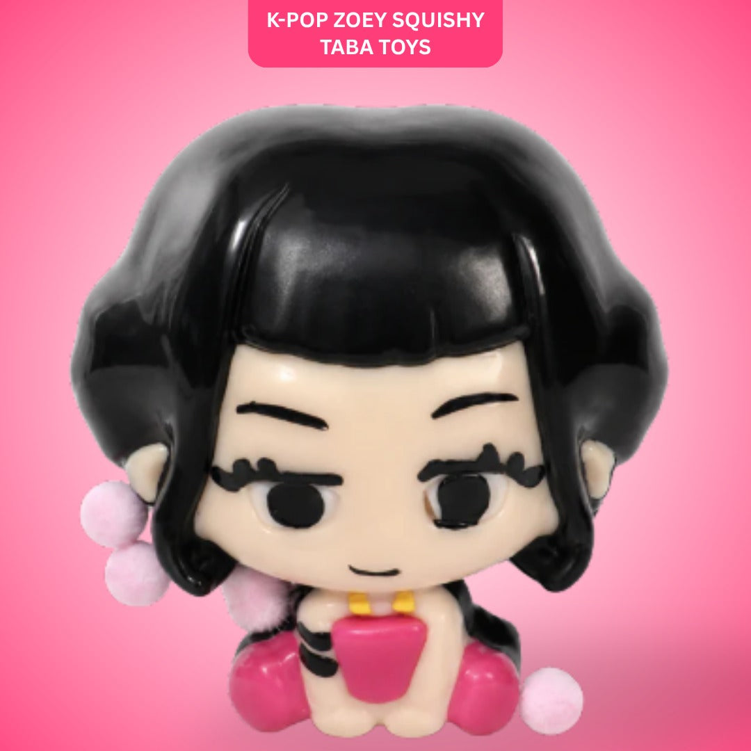 K-POP Zoey Squishy Taba Toy - Cute Squeeze Toy for Kids | Wanna Party - Image 1