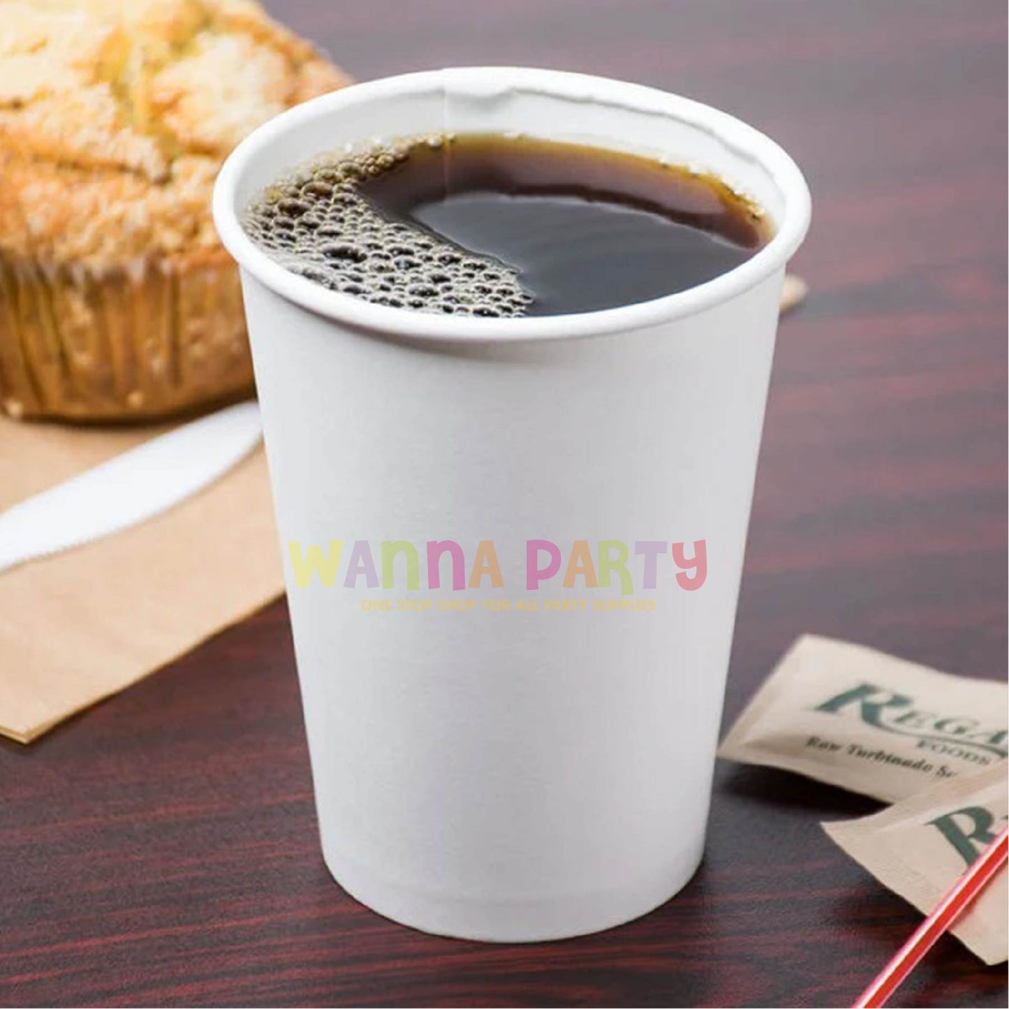 White Paper Cups 270ML - 24PC