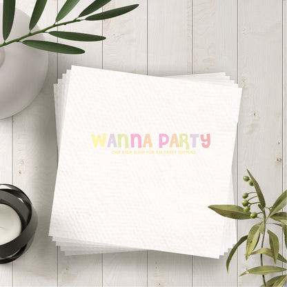 White Paper Napkins - 20 PC