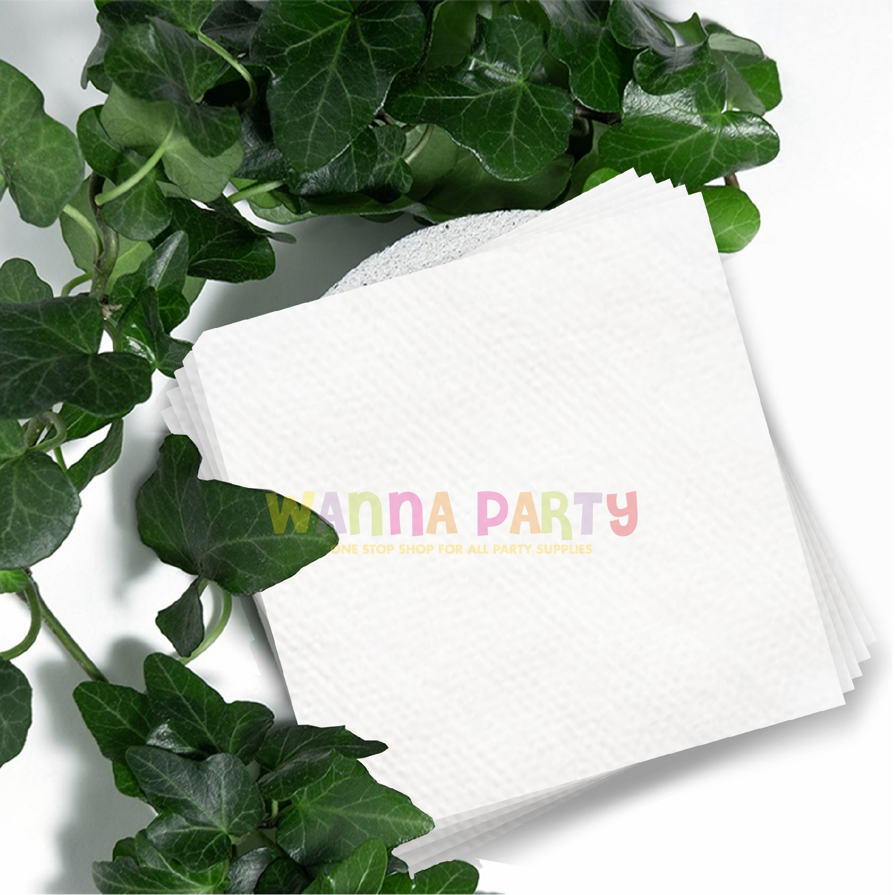 White Paper Napkins - 20 PC