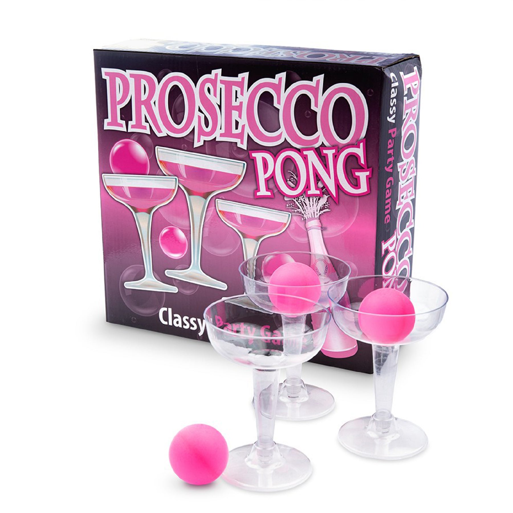 Wine Glass Pong Game - 12 PC