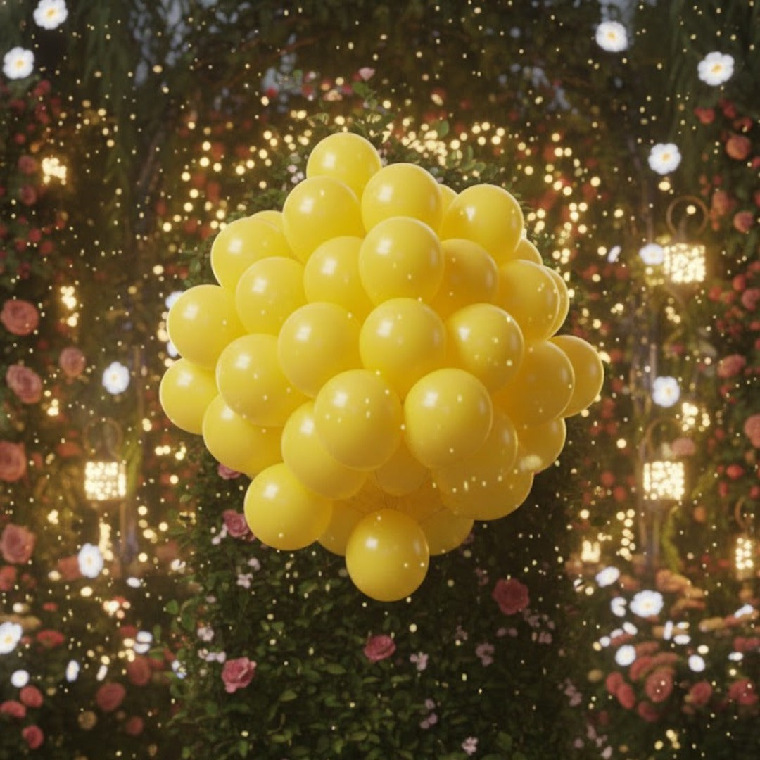 Yellow Latex  Balloons 10" - 20PC