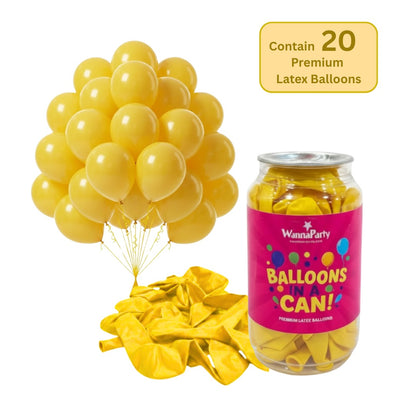 Yellow Latex  Balloons 10" - 20PC