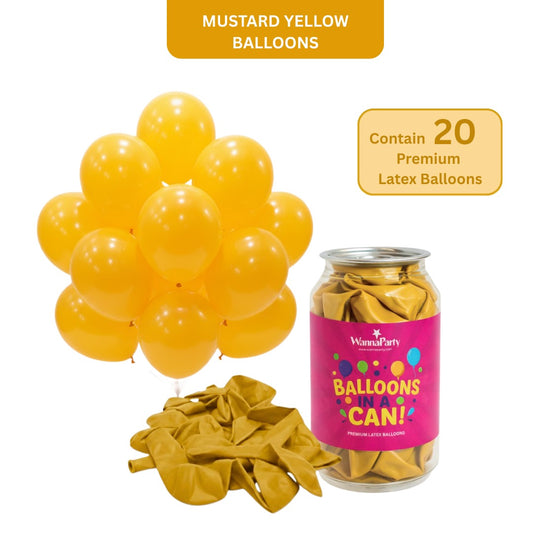 Yellow Latex  Balloons 10" - 20PC