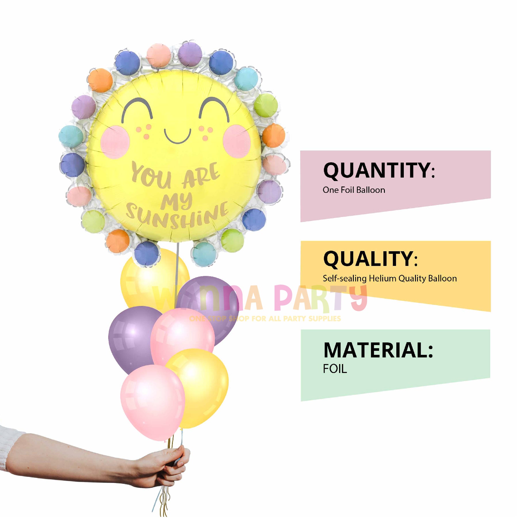 You're my Sunshine Balloon SuperShape Balloon 36 Inch