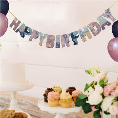 Mermaid Theme Birthday Banner