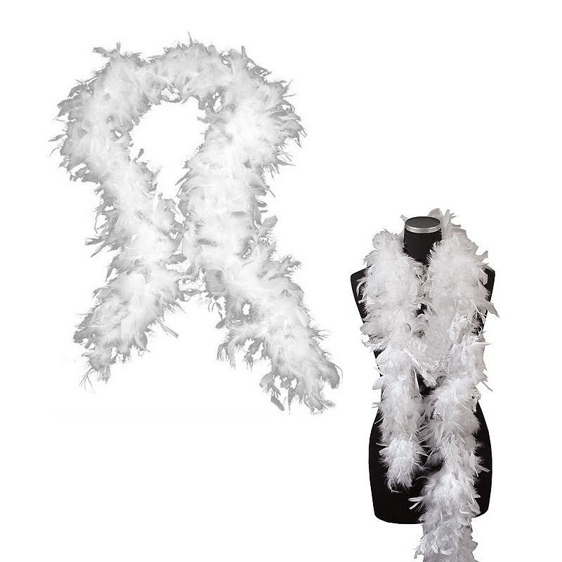 Feather Boa White