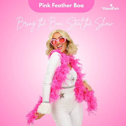 Feather Boa Hot Pink