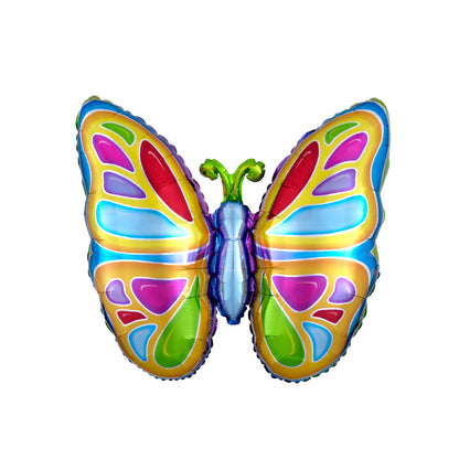 Large Shape ColorFul Butterfly Balloon 29"