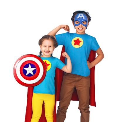 Captain America Shield & Mask Set for Kids