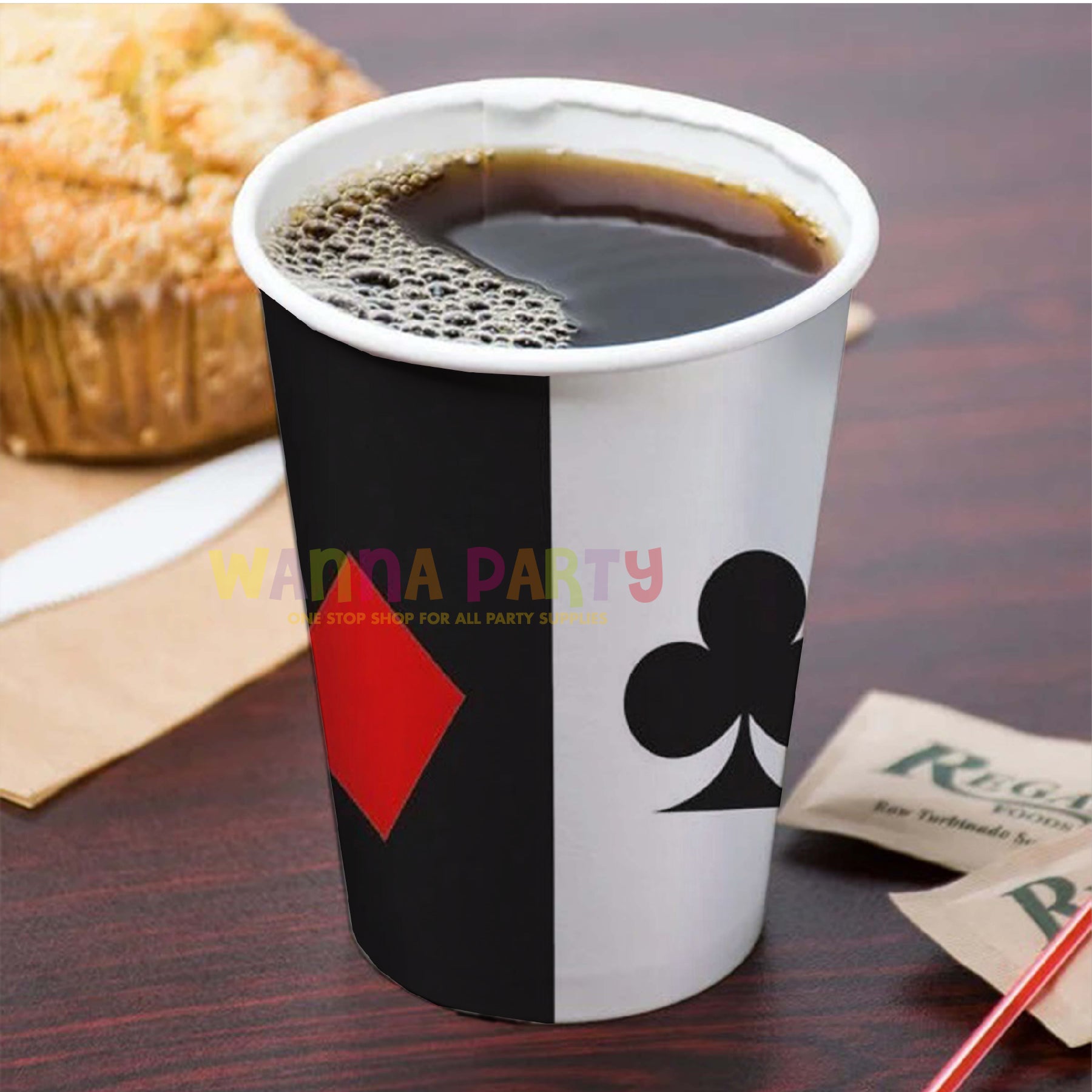 Card Party Casino Paper Cups - 8PC