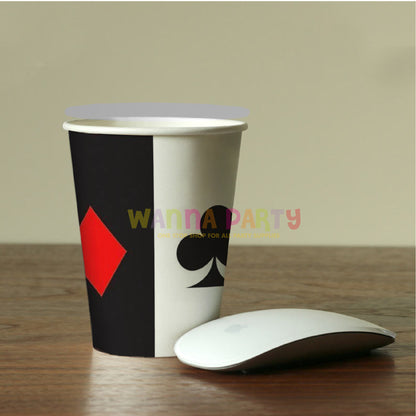 Card Party Casino Paper Cups - 8PC