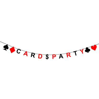 Card Party Letter Banner