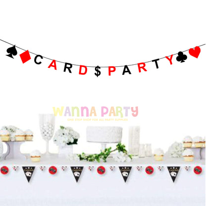 Card Party Letter Banner