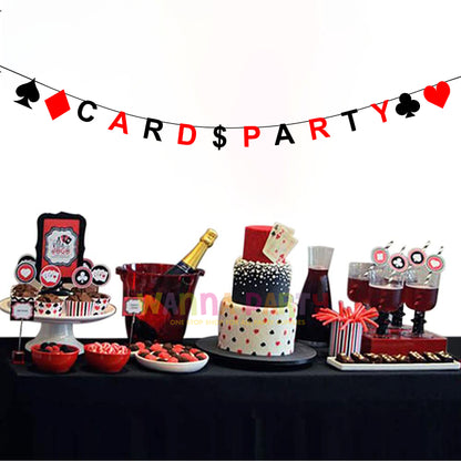 Card Party Letter Banner