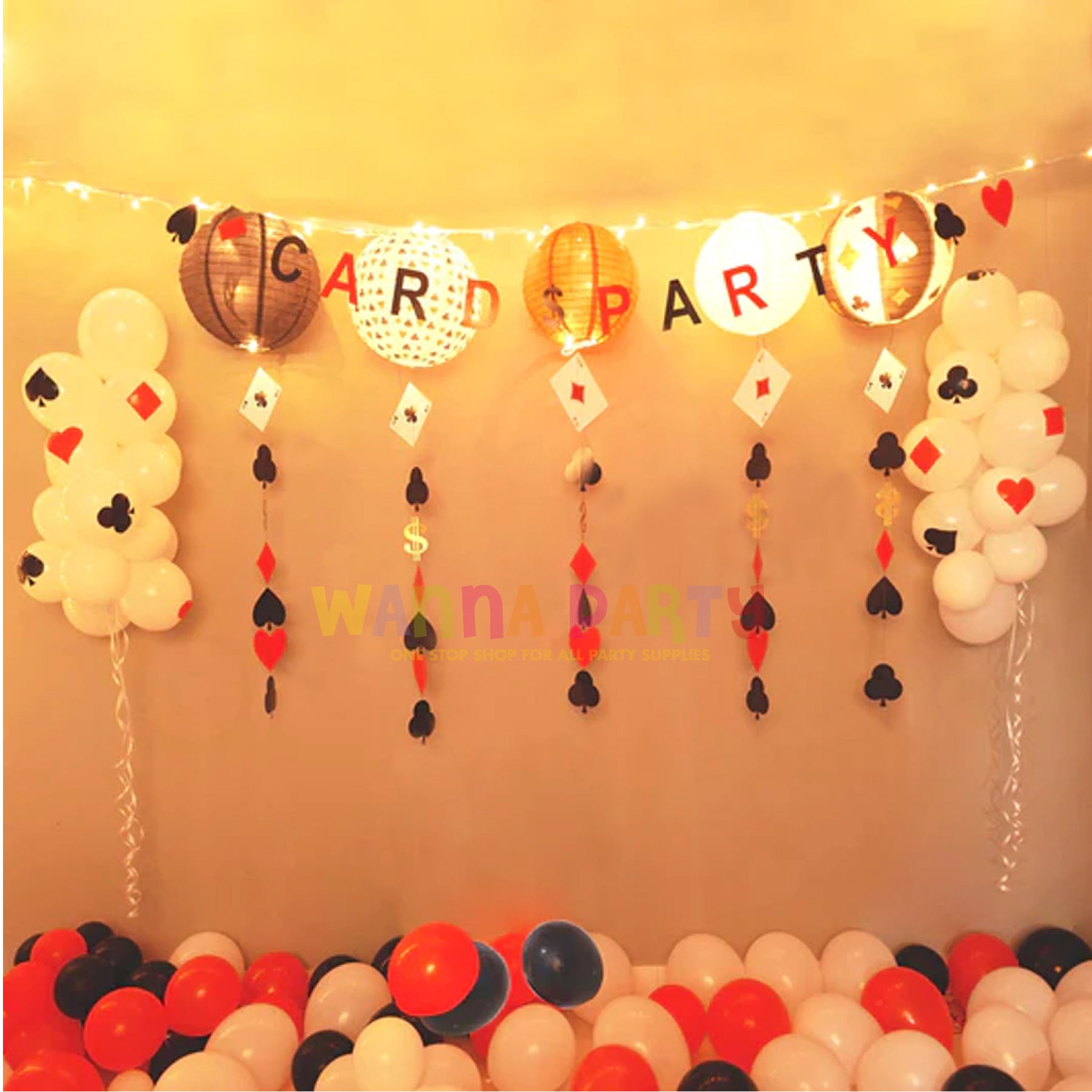 Card Party Letter Banner