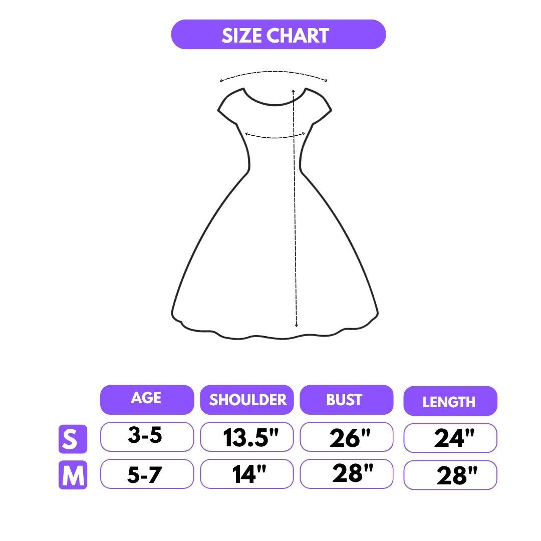 Spooky Witch Black & Golden Costume w/Hat for Kids