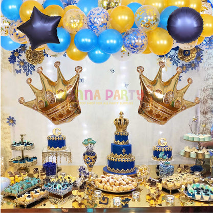 Crown Shape Golden Balloon 28"