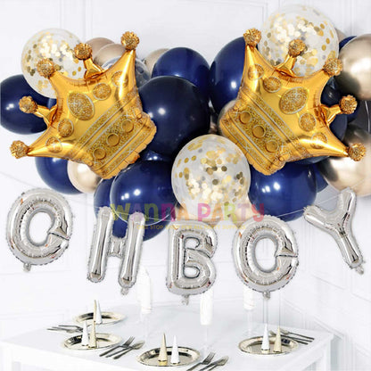 Crown Shape Golden Balloon 28"