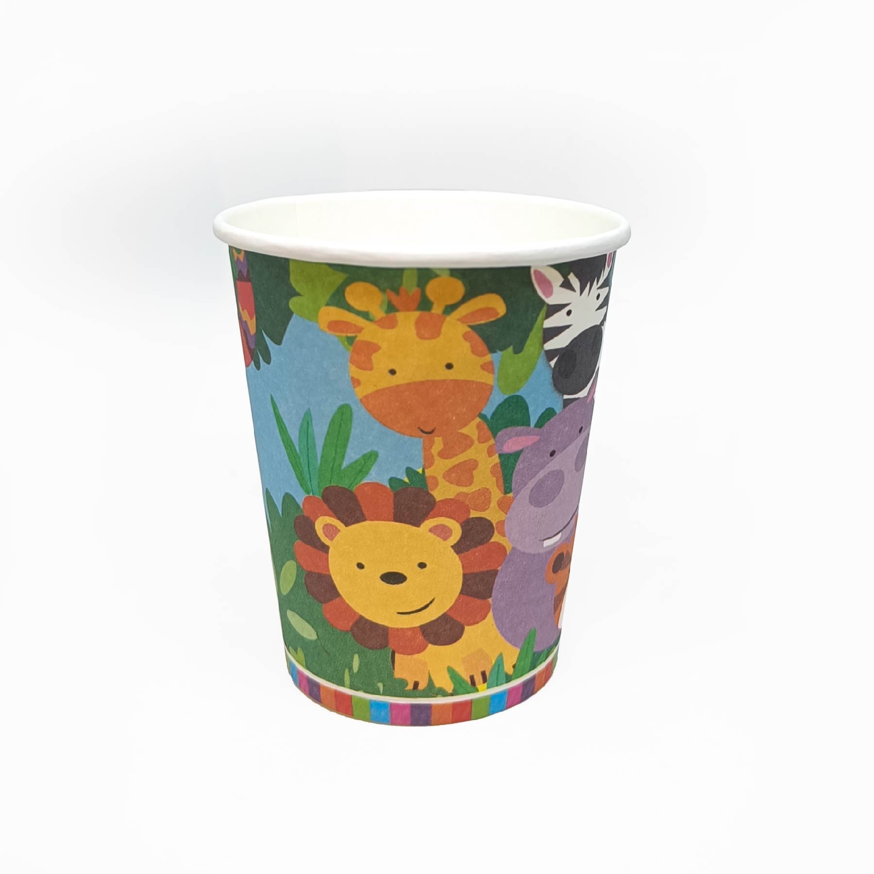 Jungle Animal Paper Cups - 8PC