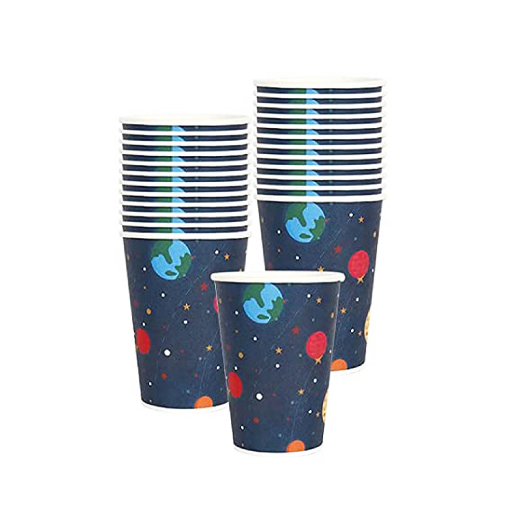 Space Theme Paper Cups - 8PC