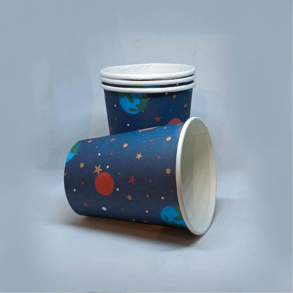 Space Theme Paper Cups - 8PC