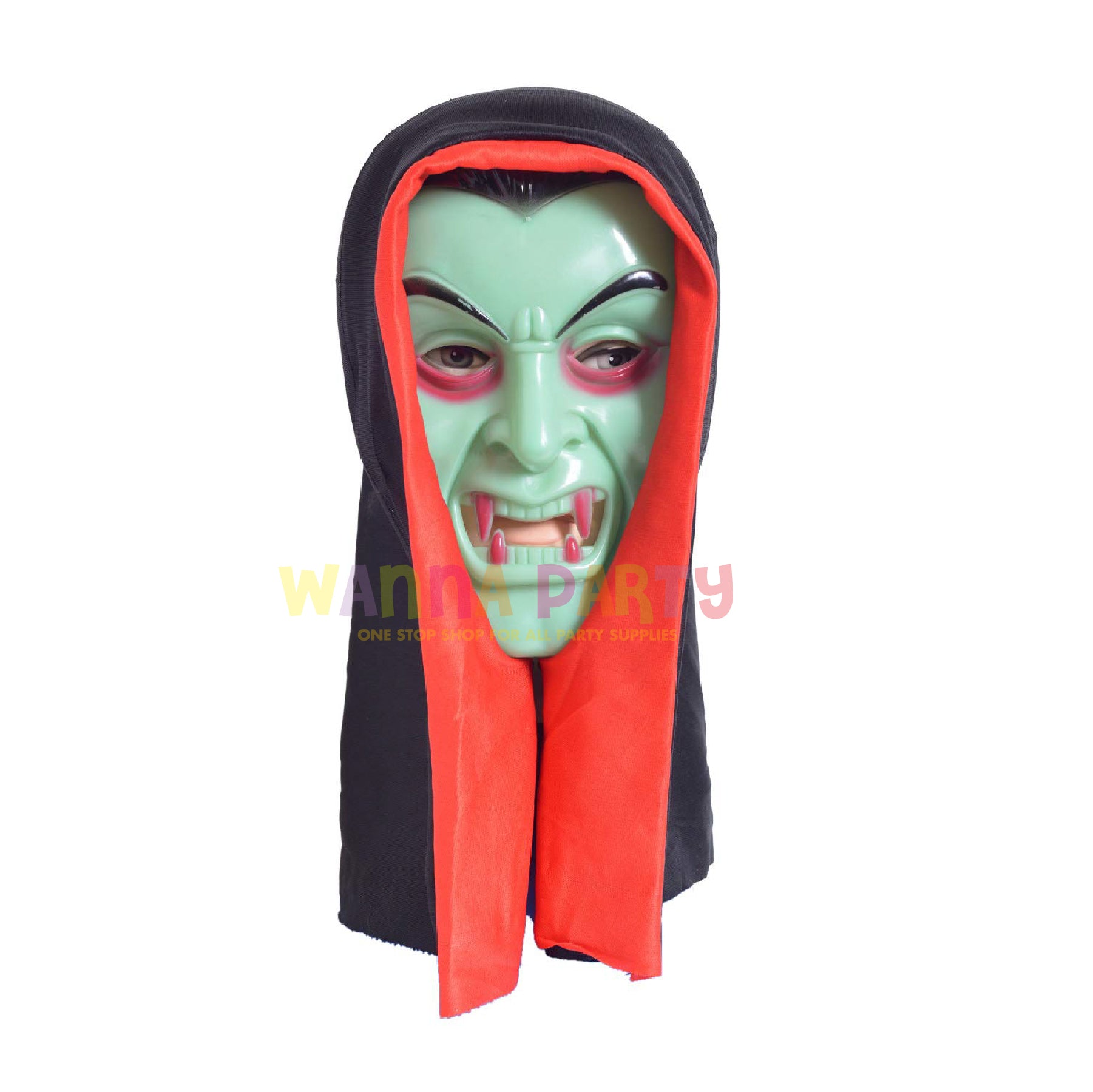 Glow in the Dark Blood Ghost Mask w/ Hood