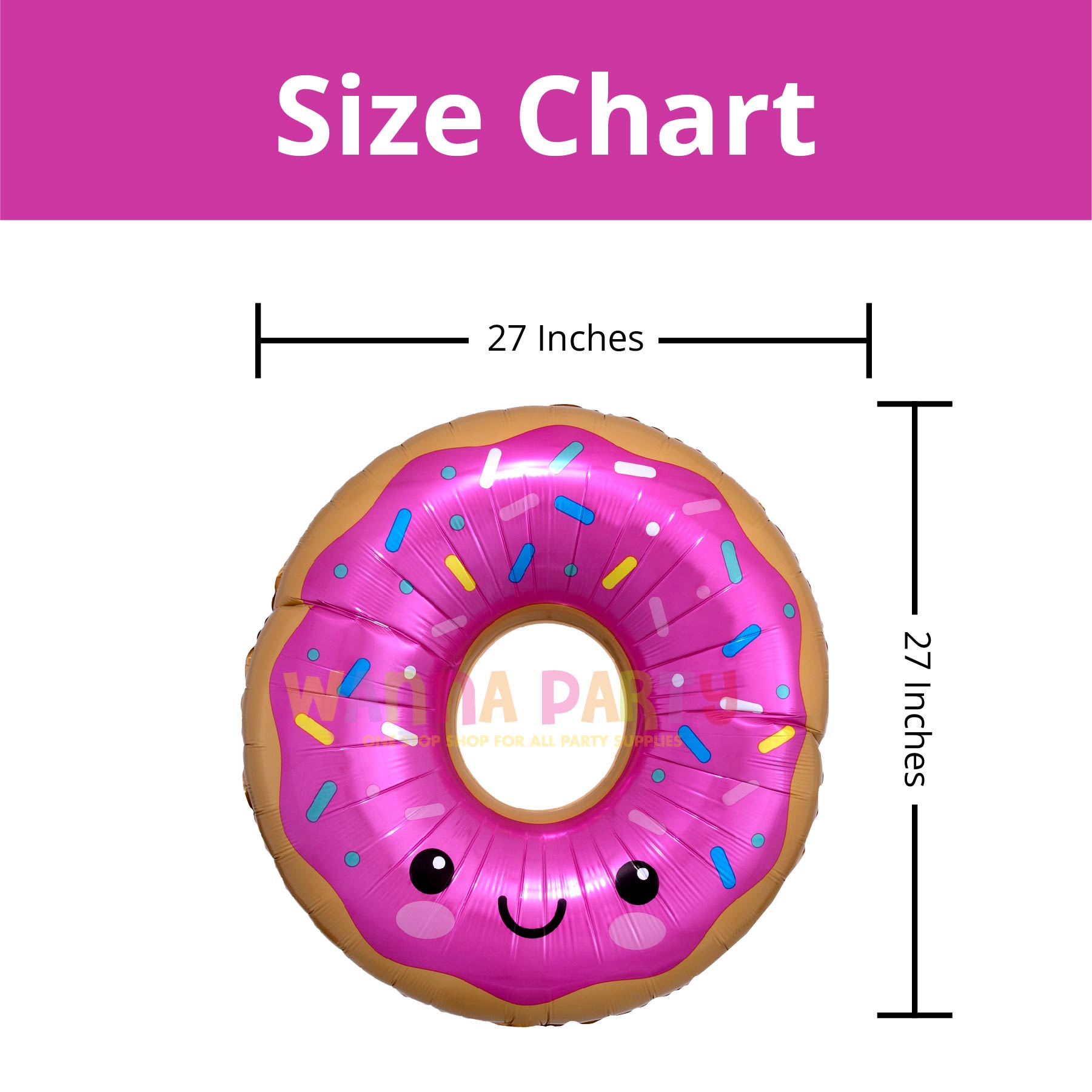 Donut Shape Balloon 27" P35