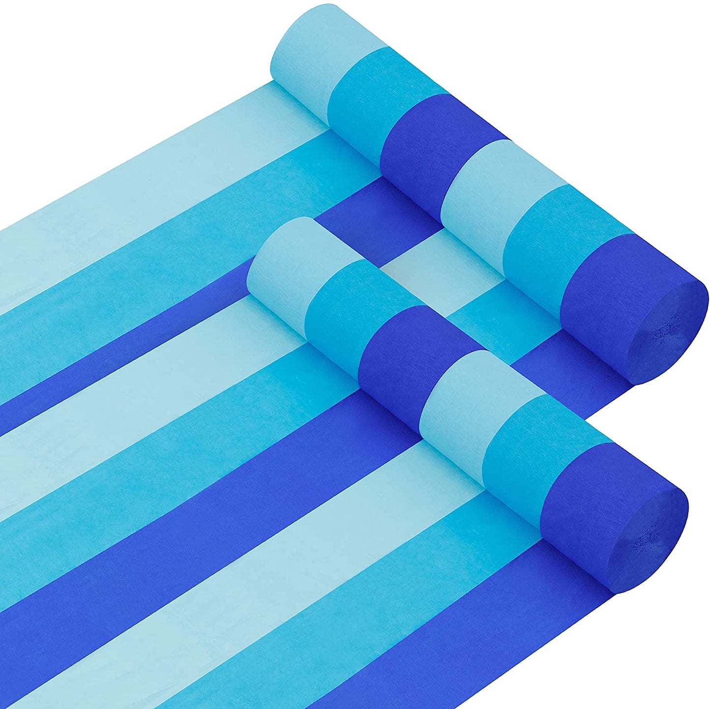 Crepe Streamers Light Blue - 4PC