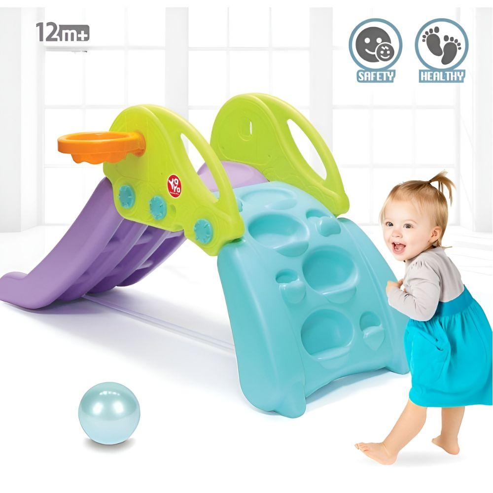 CLIMBING SLIDE PURPLE by YAYA — kids activity toy for outdoor play and birthday gifts - image 1