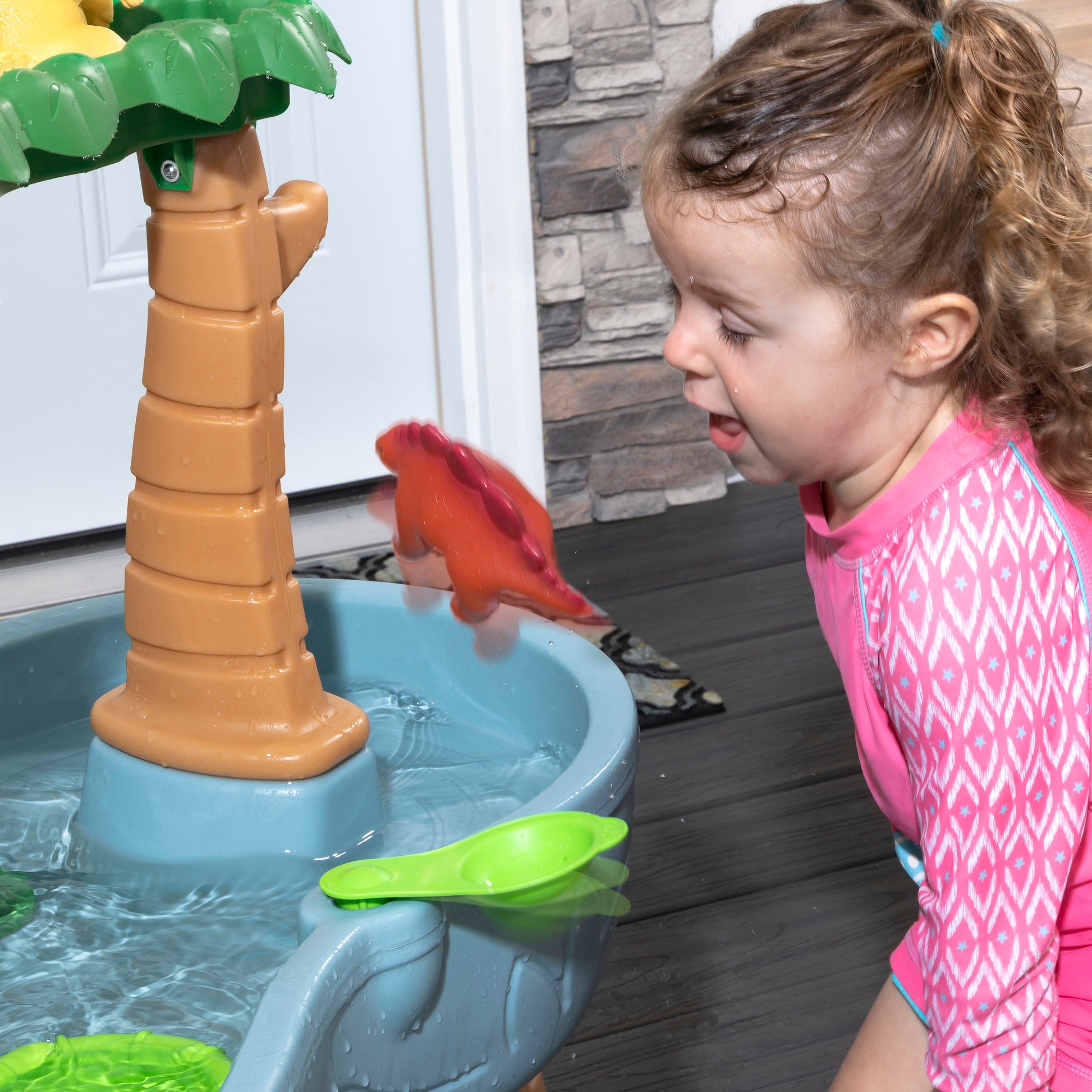 Dino Shower Water Table by Step2 — kids activity toy for outdoor play and birthday gifts - image 9