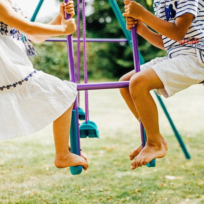 Plum Metal Jupiter Double Swing And Glider Set by Plum — kids activity toy for outdoor play and birthday gifts - image 8