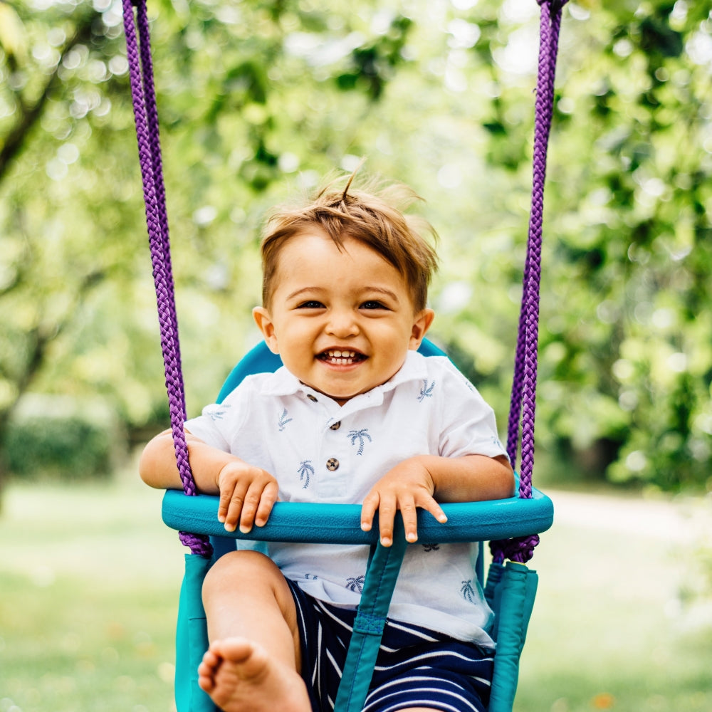 Plum Metal 2-In-1 Swing Set - kids toy for playdates, birthdays, and active play - image 8
