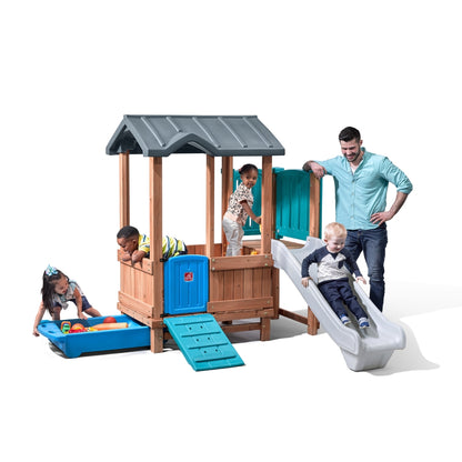 Woodland Adventure Playhouse & Slide by Step2 — kids activity toy for outdoor play and birthday gifts - image 3