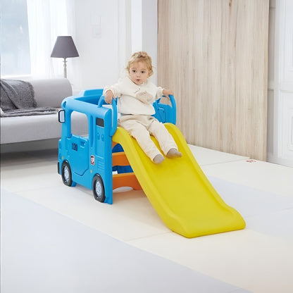 BLUE COMPACT BUS SLIDE by YAYA — kids activity toy for outdoor play and birthday gifts - image 3