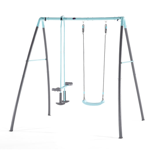 Plum Premium Metal Single Swing And Glider With Mist by Plum — kids activity toy for outdoor play and birthday gifts - image 1