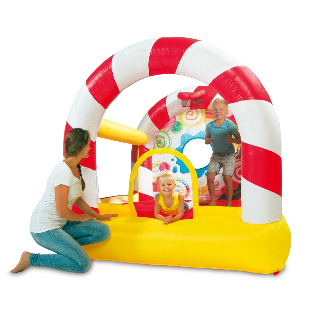 Plum Candy Bouncer With Inflator & Storage Bag by Plum — kids activity toy for outdoor play and birthday gifts - image 1