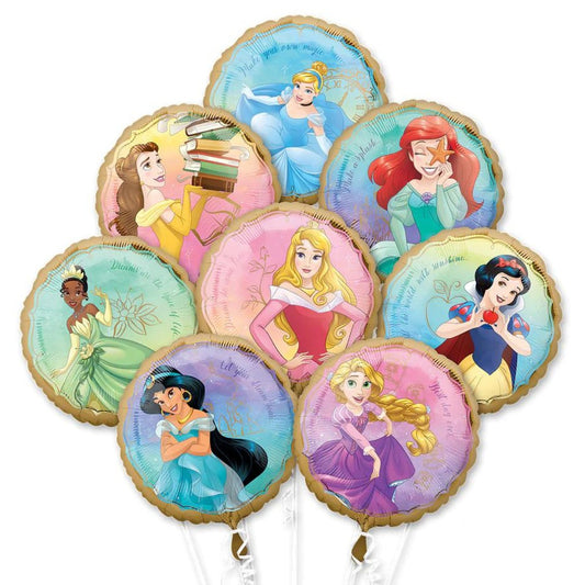 Disney Princess Balloon Set of 8 ( w/ Helium Gas )