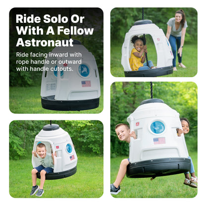 Space Capsule Swing by Step2 — kids activity toy for outdoor play and birthday gifts - image 9